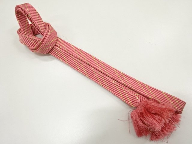 JAPANESE KIMONO / HANDTIED OBIJIME CORD